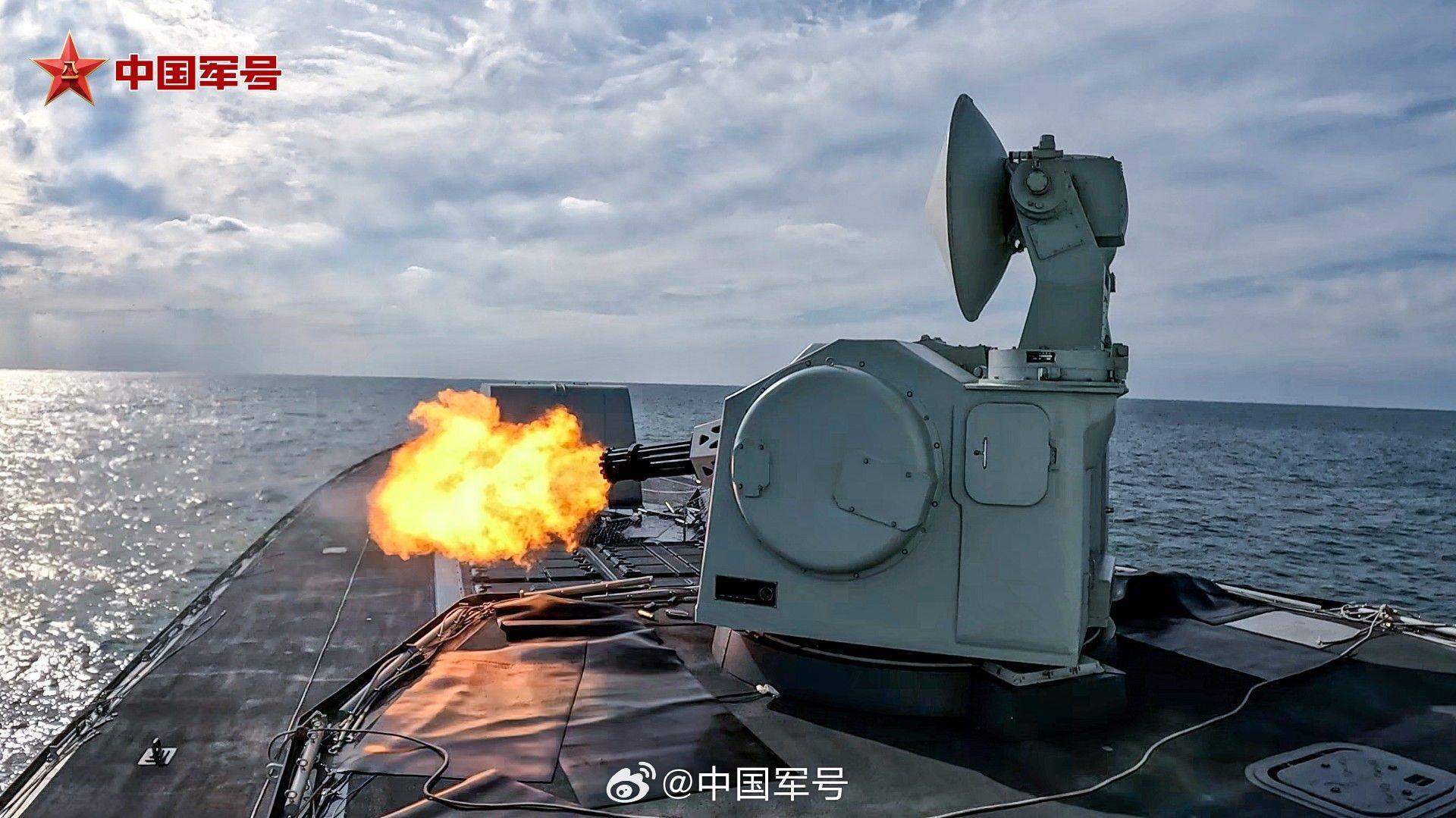 高清大图！九图带你看漯河舰最新训练画面
