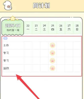 口袋周计划打卡三明应用开发app