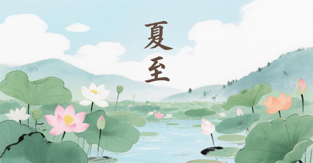 AIGC绘节气｜夏至：蛙鸣伴蝉吟，悠悠夏日长