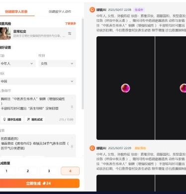 呼和浩特app开发公司的蝉镜数字人