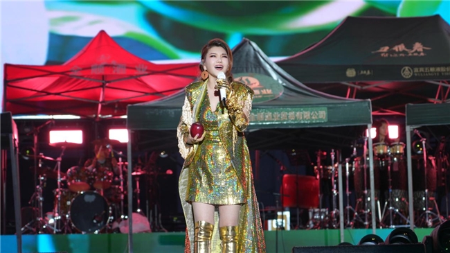 雨中开唱！乌兰图雅“花开四季”演唱会绽放大美庄浪