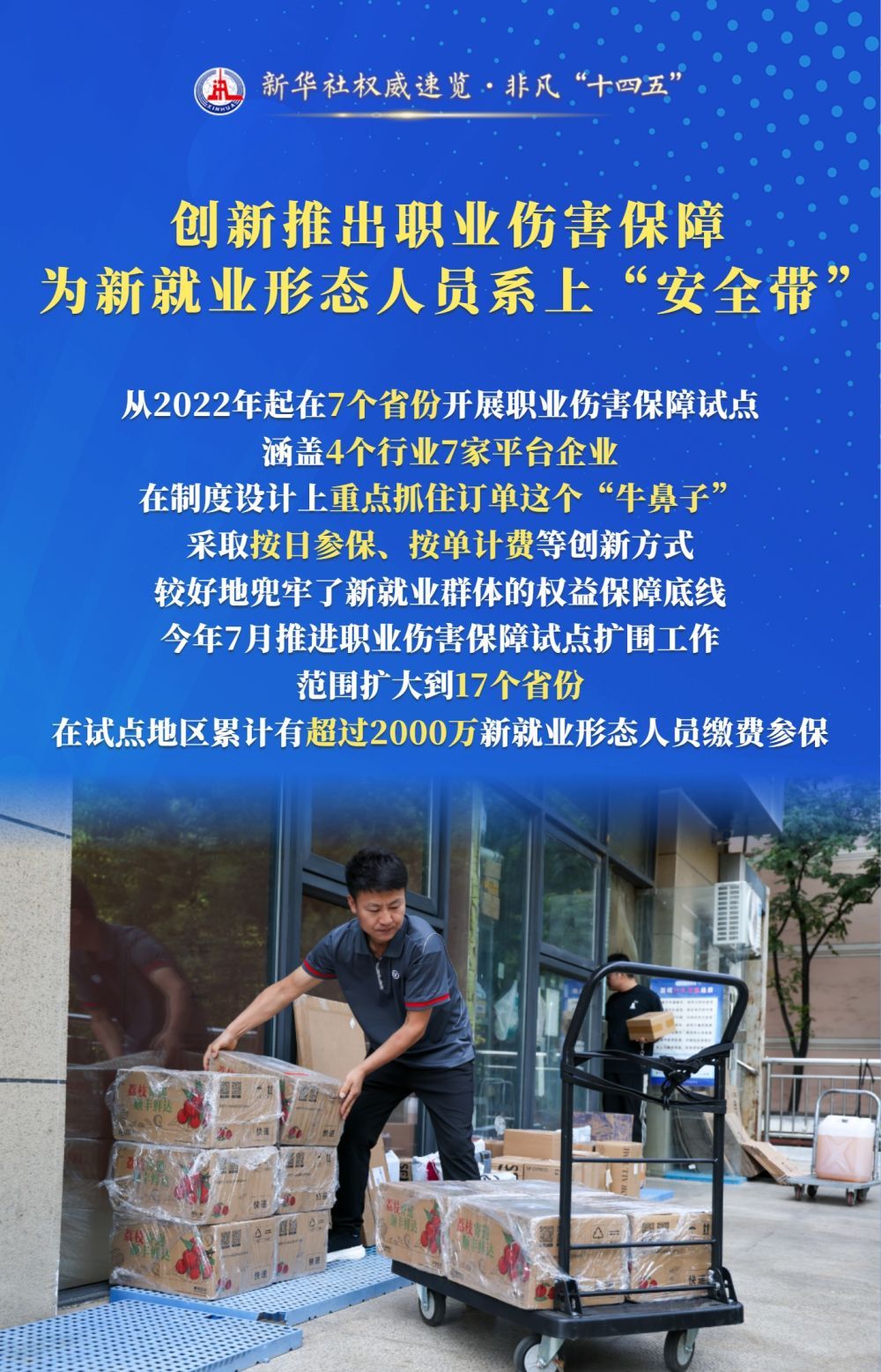 新华社权威速览·非凡“十四五”丨新就业群体权益保障，这三个关键词说清楚了！