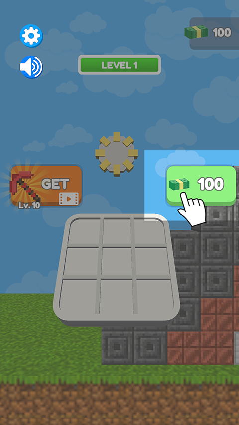 钻石挖掘机小游戏广州北京开发app